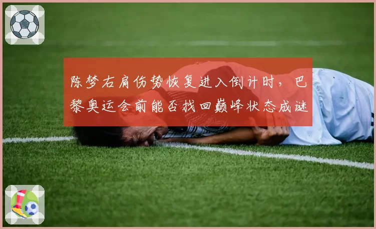 陈梦右肩伤势恢复进入倒计时，巴黎奥运会前能否找回巅峰状态成谜